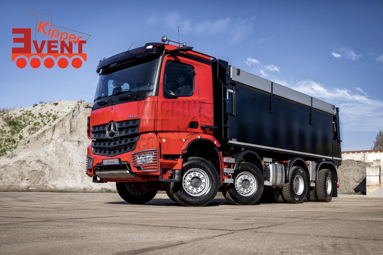 Kipper Event: Mercedes-Benz gestuurde widespread