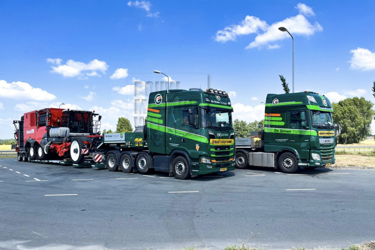 MegaMAX biedt totale flexibiliteit bij het transport van landbouwmachines