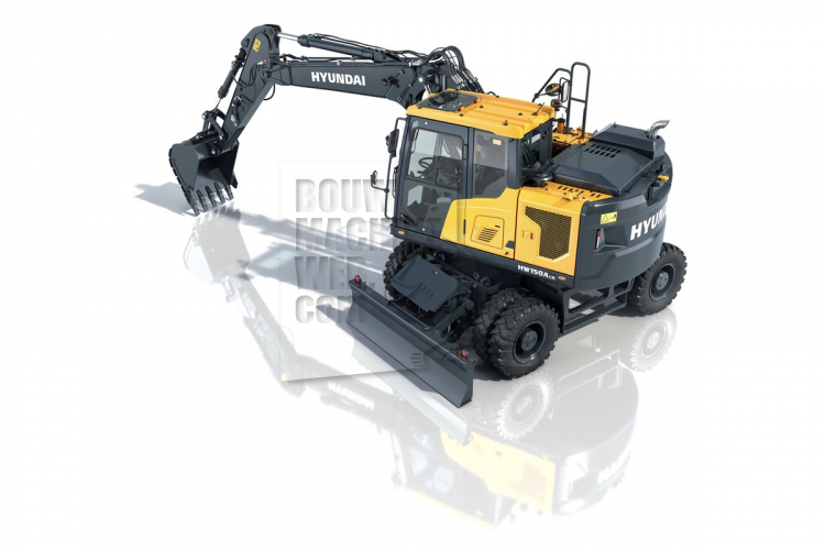 Hyundai breidt programma uit met compacte HW150A CR mobiele graafmachine