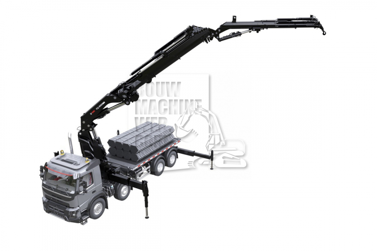 Hiab lanceert nieuwe 90 tonmeter zware autolaadkraan
