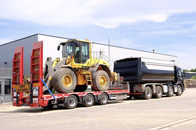 Nieuw: Nooteboom tridem middenas aanhangwagen semidieplader