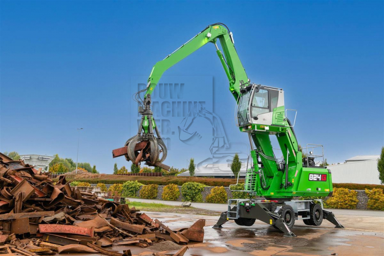 Sennebogen’s nieuwste overslag- en recyclingmachine: 824G