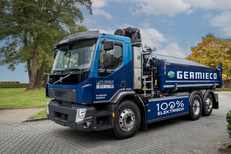Populaire Volvo FE Electric kraanwagen voor Germieco