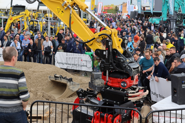 Rototilt maakte veel indruk op Bauma