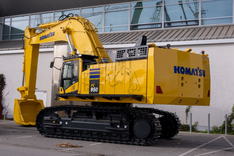 Komatsu kondigde nieuwe PC950-11-graafmachine aan op Bauma 2022
