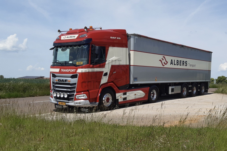 Albers Groep investeert in vijf nieuwe DAF XG-trekkers