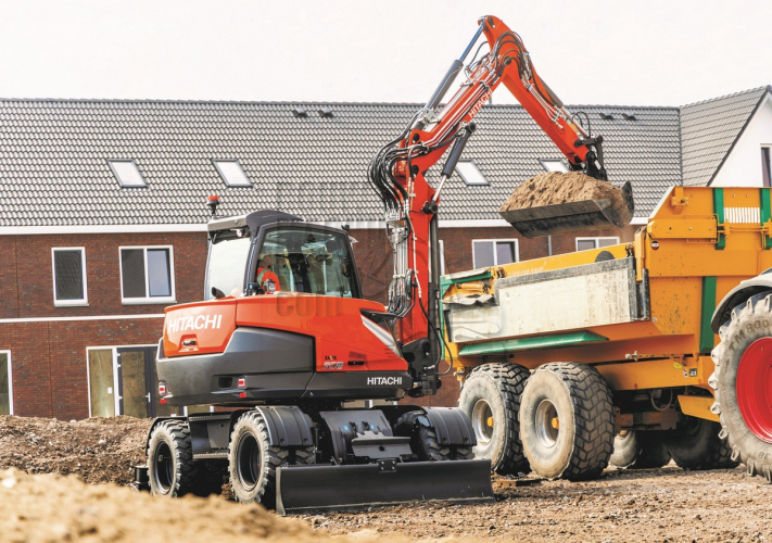 Hitachi breidt productaanbod uit met nieuwe compacte mobiele graafmachine