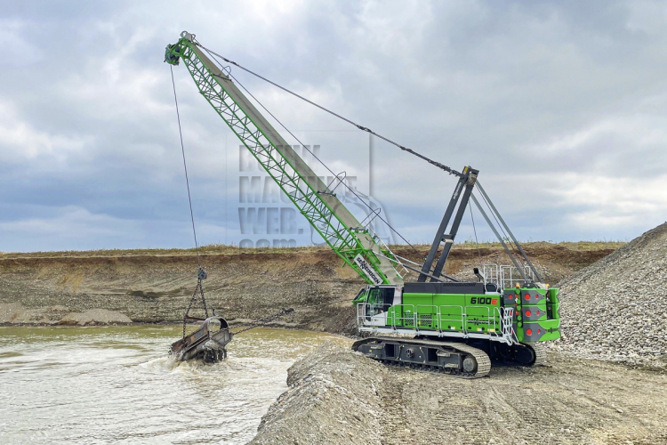 Productie verhogen door inzet van tweede dragline