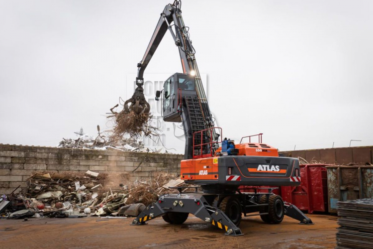 Atlas 350MH overslagmachine voor Kremers Metaalhandel