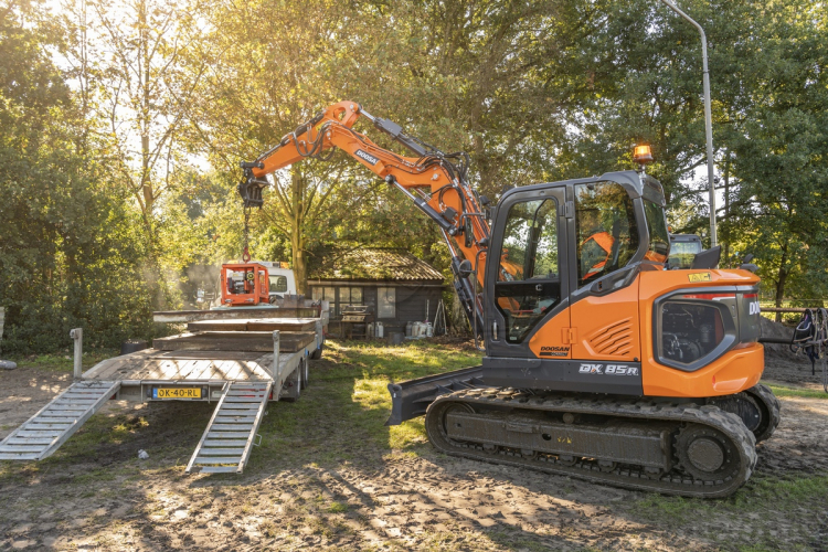 Doosan lanceert nieuwe 8-tons minigraver
