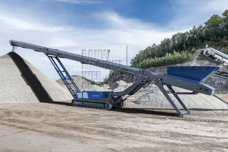 Flexibeler inrichten van werfprocessen met Kleemann Mobibelt