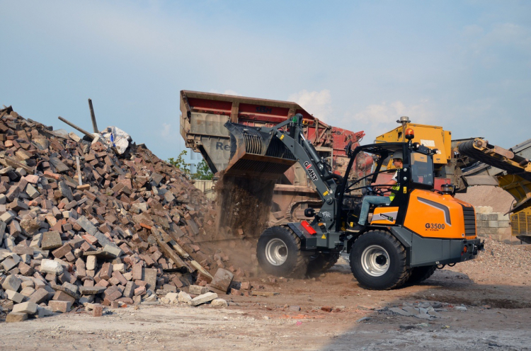 Giant wiellader voor de Noord-Amerikaanse CNH-markt