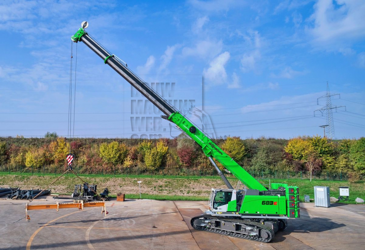 Sennebogen breidt kraanassortiment uit met 80 ton telescopische rupskraan 683 E