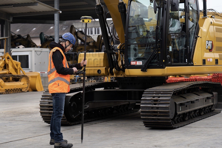 Leica 3D GPS geschikt voor de Next Gen graafmachines van Caterpillar
