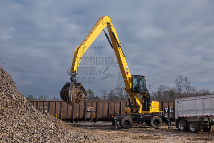 Cat presenteert een 50 ton zware mobiele overslagmachine