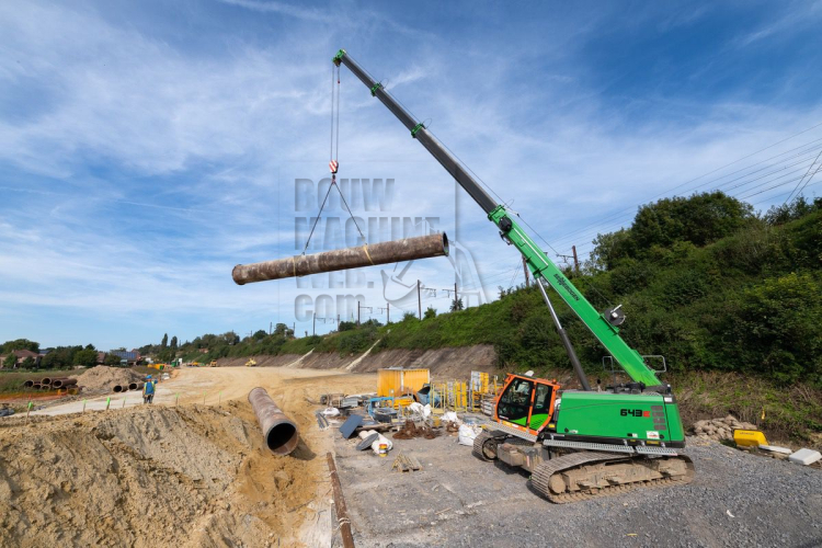 Galère zet Sennebogen telescooprupskraan in bij tunnelbouw