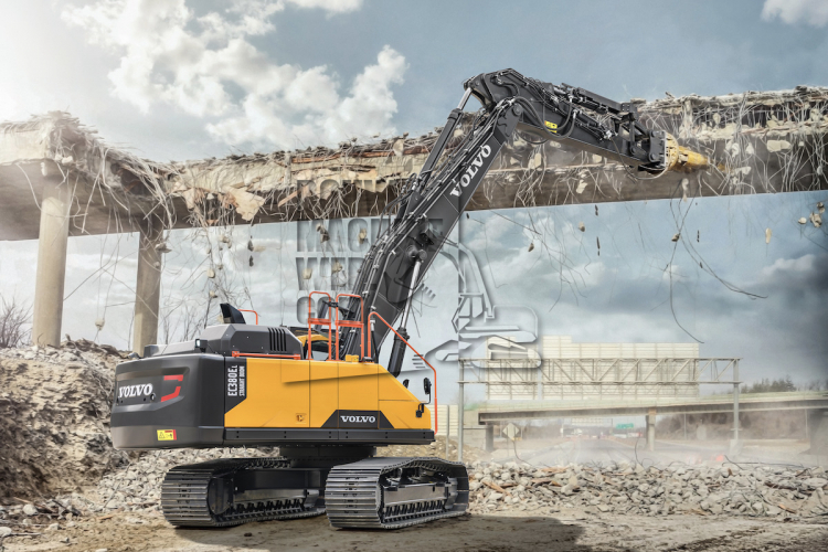 Volvo transformeert tot sloopmachine