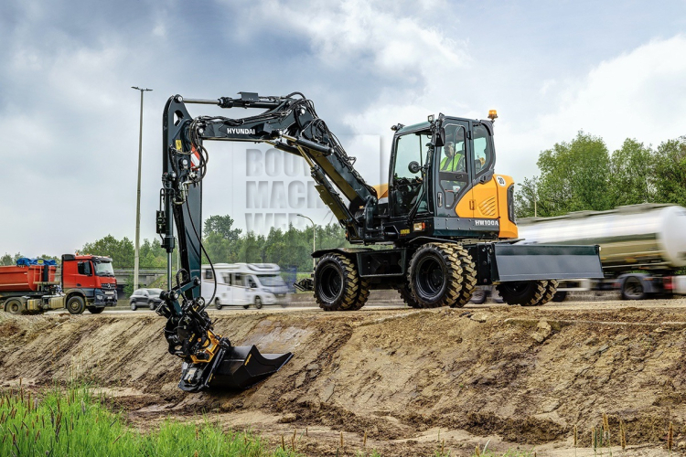 Primeurs: Hyundai vult lijn mobiele graafmachines aan naar beneden